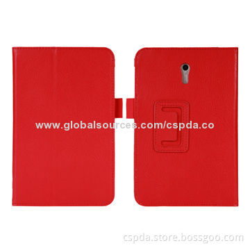PU Leather Back Standing Cases for Huawei Media Pad Youth2 S7-721U with Elastic BandNew